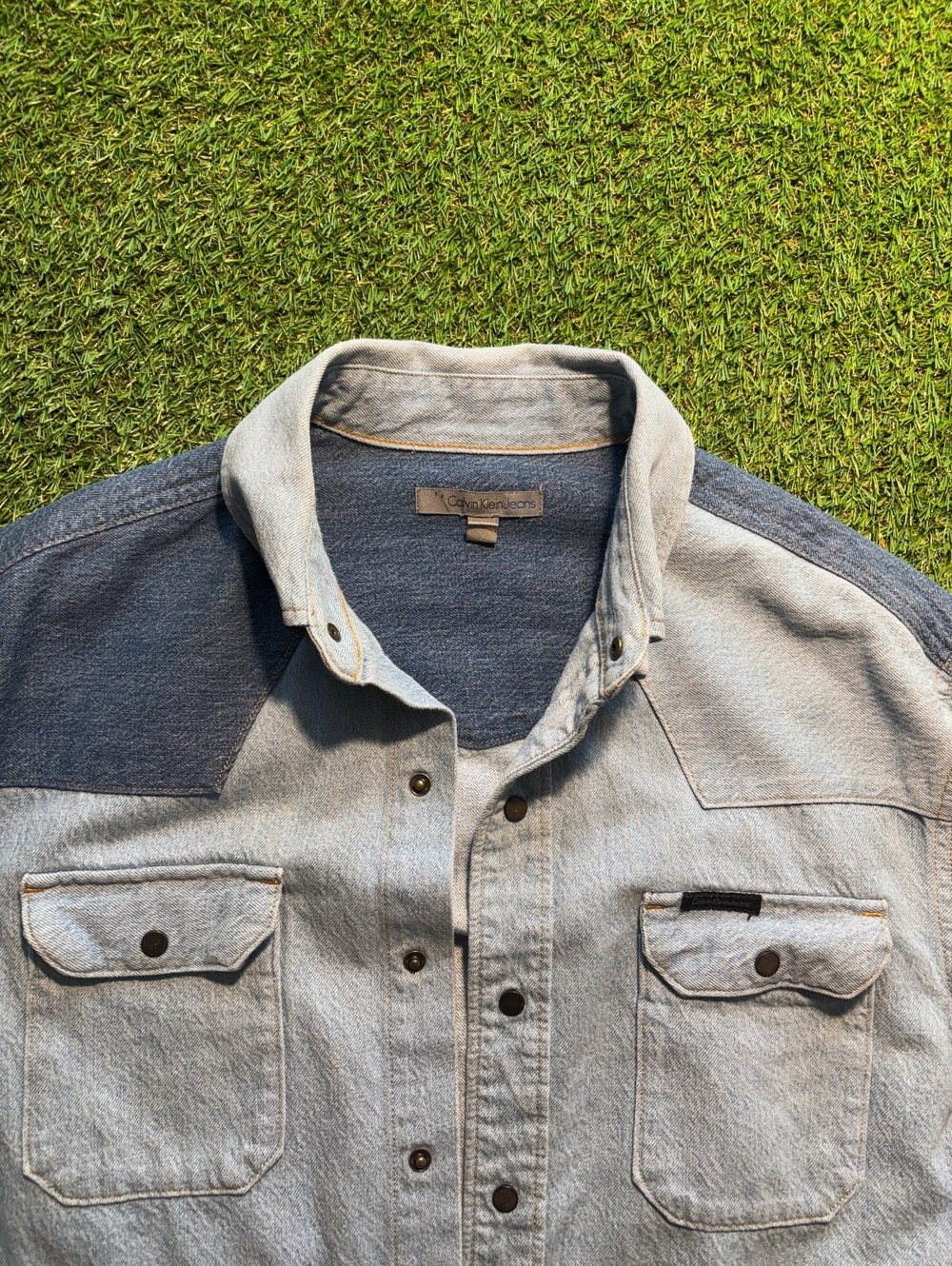 Calvin Klein denim button up